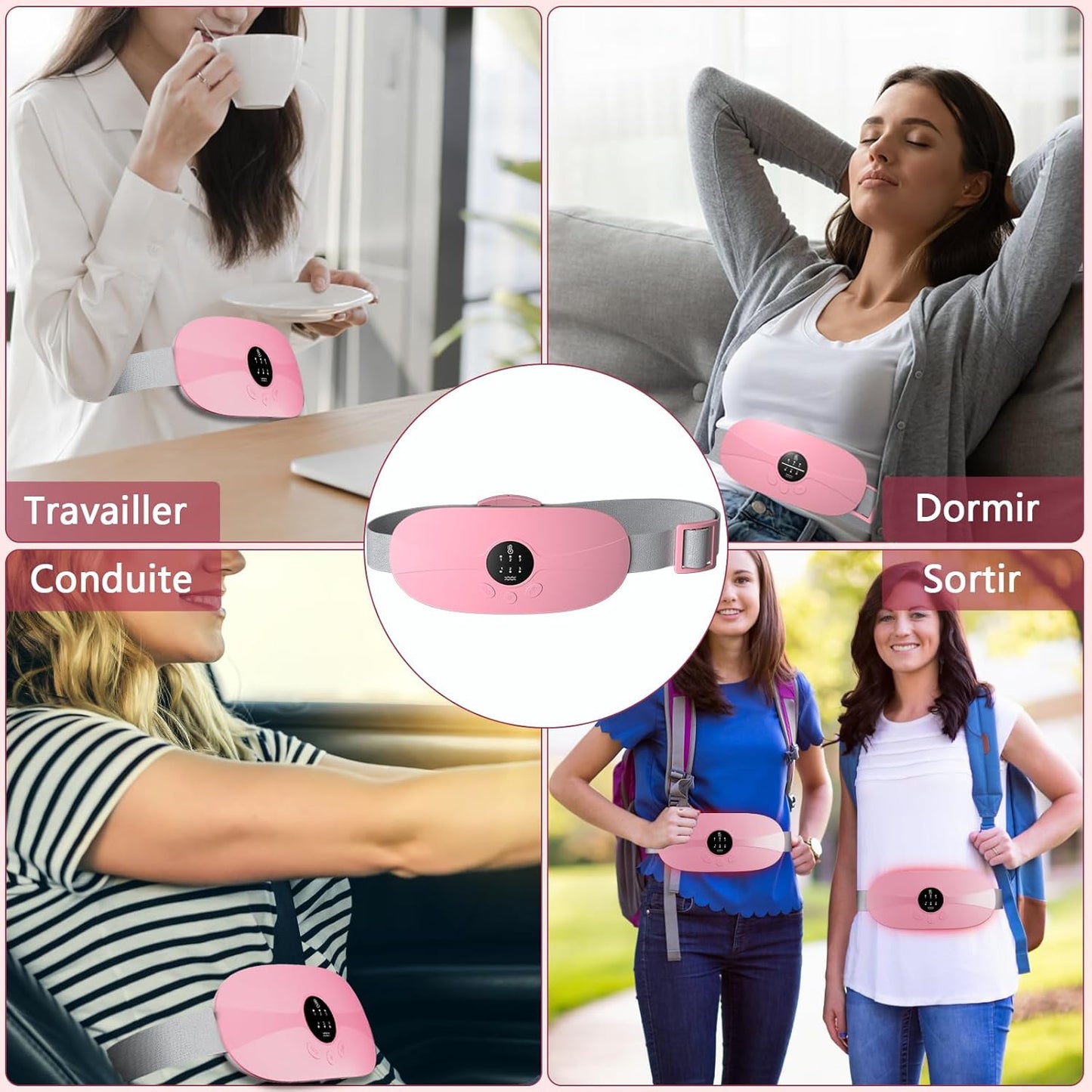 Ceinture menstruelle chauffante electrique - Therma