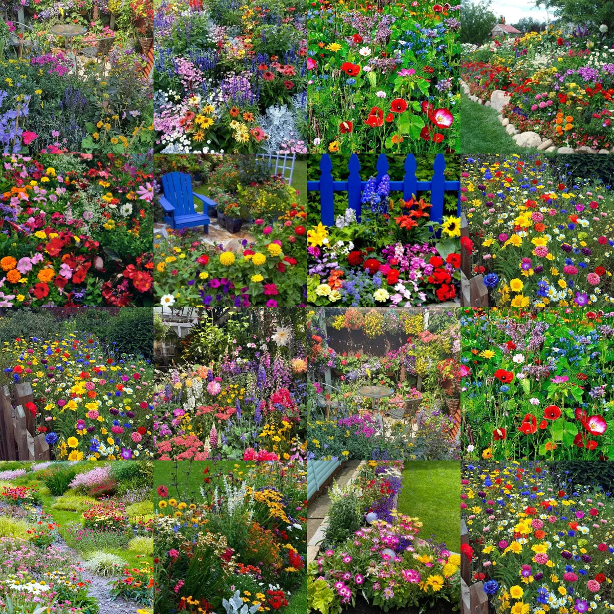 Mélange Premium de Graines de Fleurs Sauvages – 134 000+ Graines Héritage