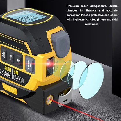 Mètre Laser Intelligent 3-en-1 : Mesurez avec Précision et Facilité