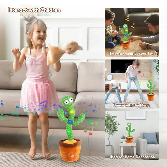 Cactus Dansant Éducatif : Le Jouet Interactif Ultime pour Enfants