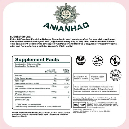Gummies Équilibre Féminin à l Ananas