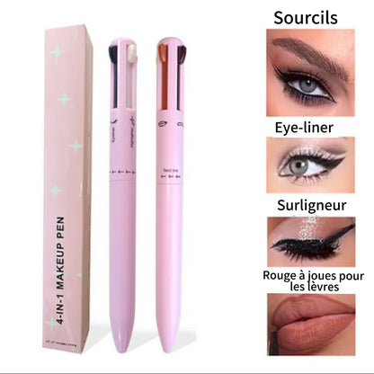 Stylo Beauté 4-en-1 : La Touche Parfaite à Portée de Main