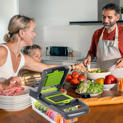 Découpe Facile : Votre Allié Culinaire 12-en-1