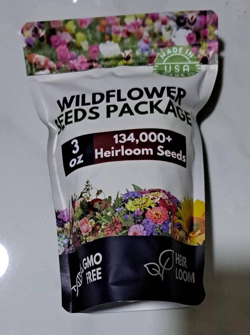 Mélange Premium de Graines de Fleurs Sauvages – 134 000+ Graines Héritage