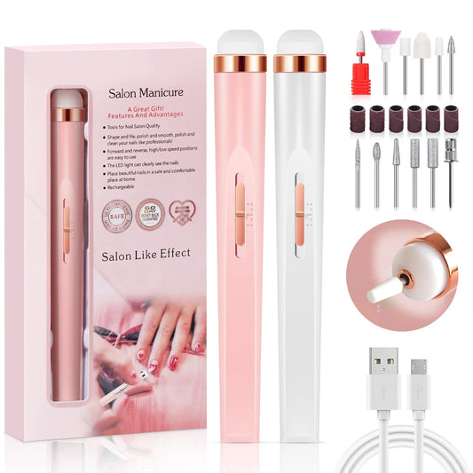 Lime à ongles électrique rechargeable  NailsculptPro - 12 embouts interchangeables -