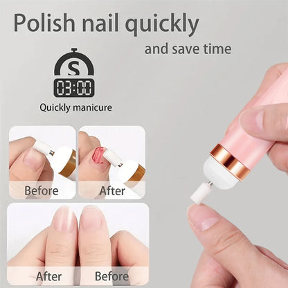 Lime à ongles électrique rechargeable  NailsculptPro - 12 embouts interchangeables -