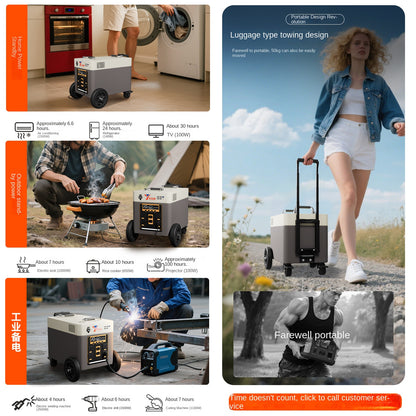 Générateur d'énergie mobile 220V Anti coupure d'électricité et délestage - ElekiBox 1500 W