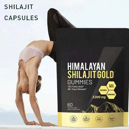 Gummies Shilajit Himalayen Pur - Booster d'Énergie et Vitalité Naturelle